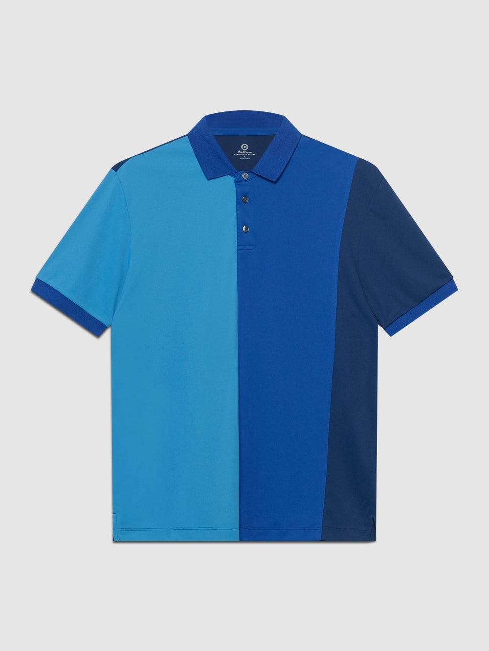 Ben Sherman 360 Motion Stretch Colorblock Polo T Skjorte Blå Kongeblå | WD6471859