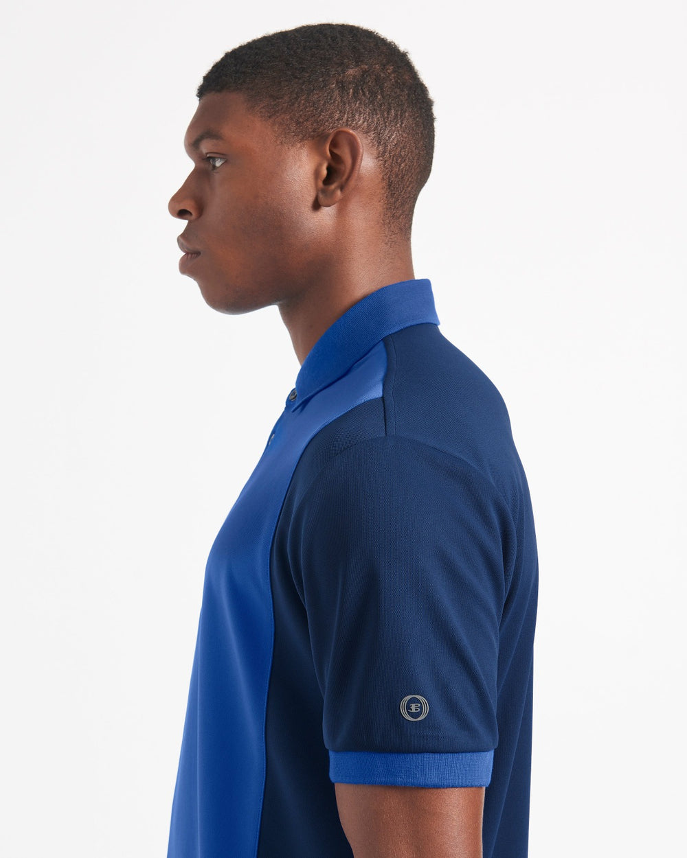 Ben Sherman 360 Motion Stretch Colorblock Polo T Skjorte Blå Kongeblå | WD6471859