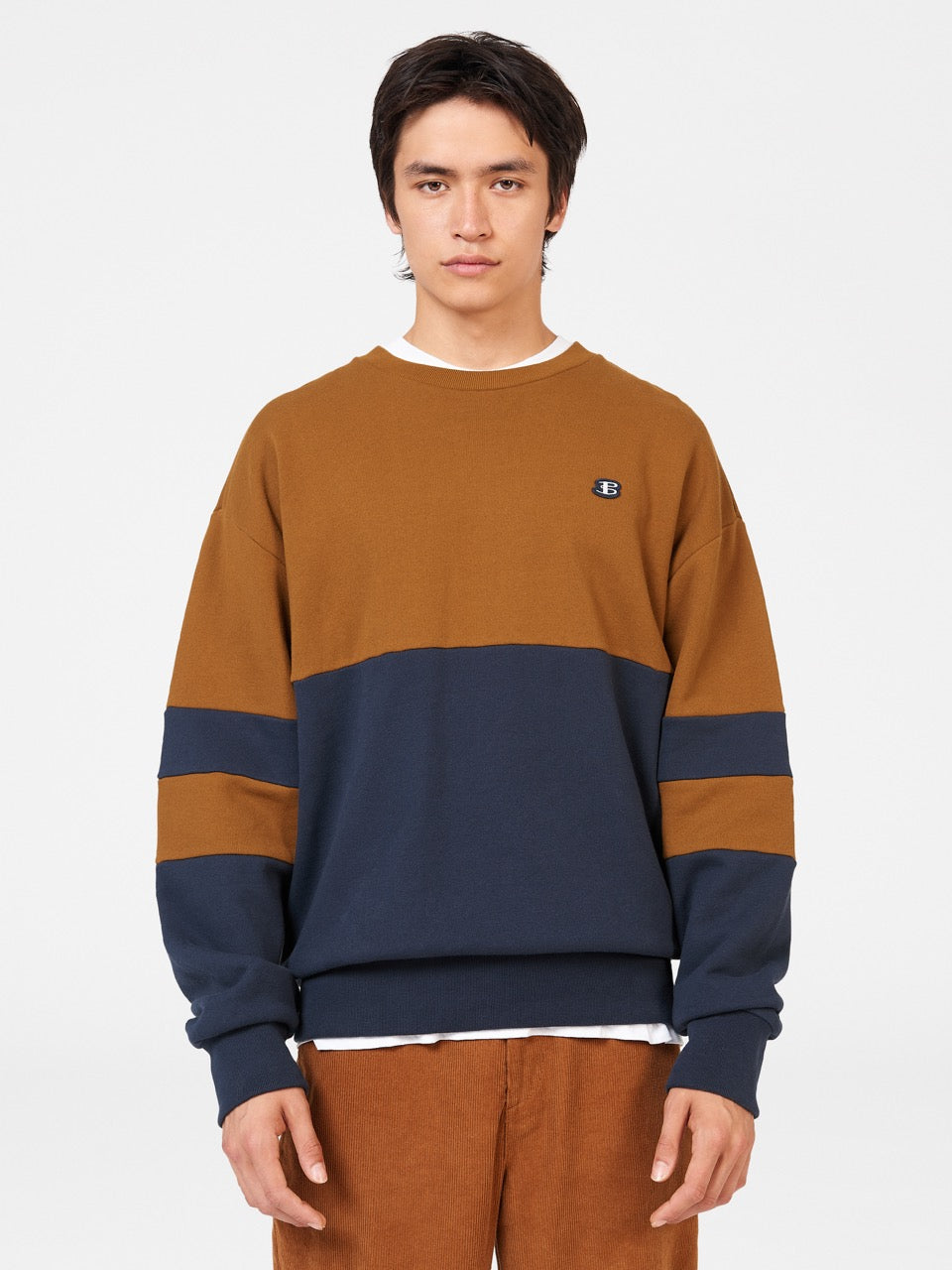 Ben Sherman B by Ben Sherman Colorblock Gensere Marineblå | CR0954627
