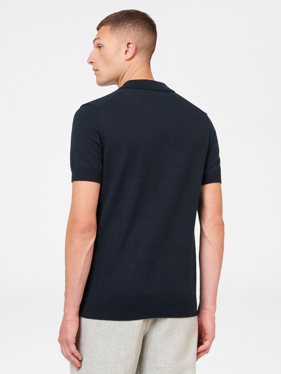 Ben Sherman B by Ben Sherman London Rebels Gensere Med Polo Hals Marineblå | CN0153496