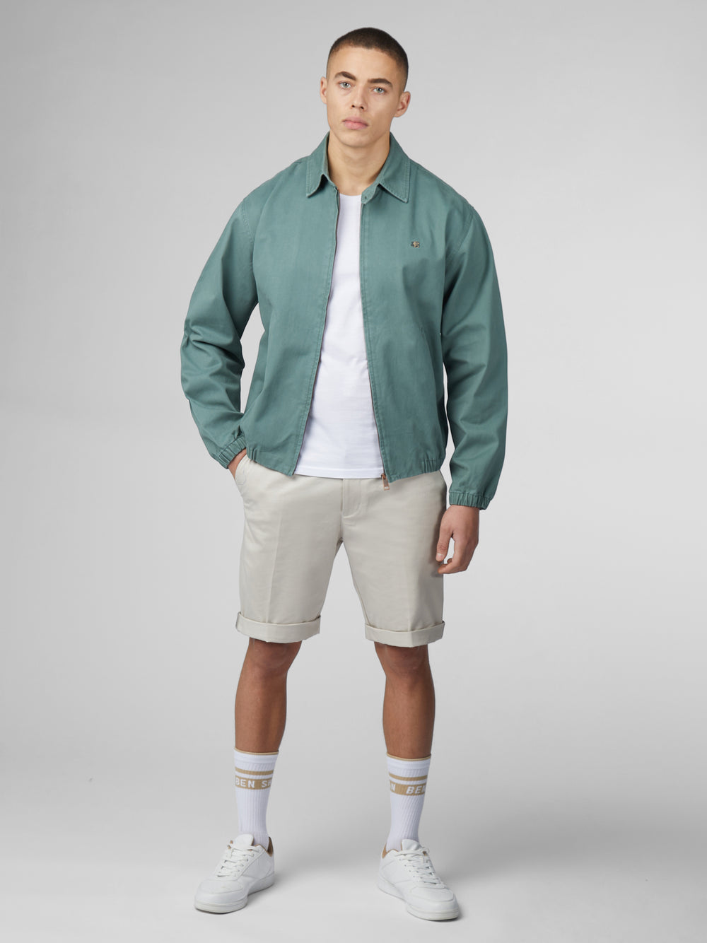 Ben Sherman B by Ben Sherman Sport Jakker Olivengrønne | DZ9483075