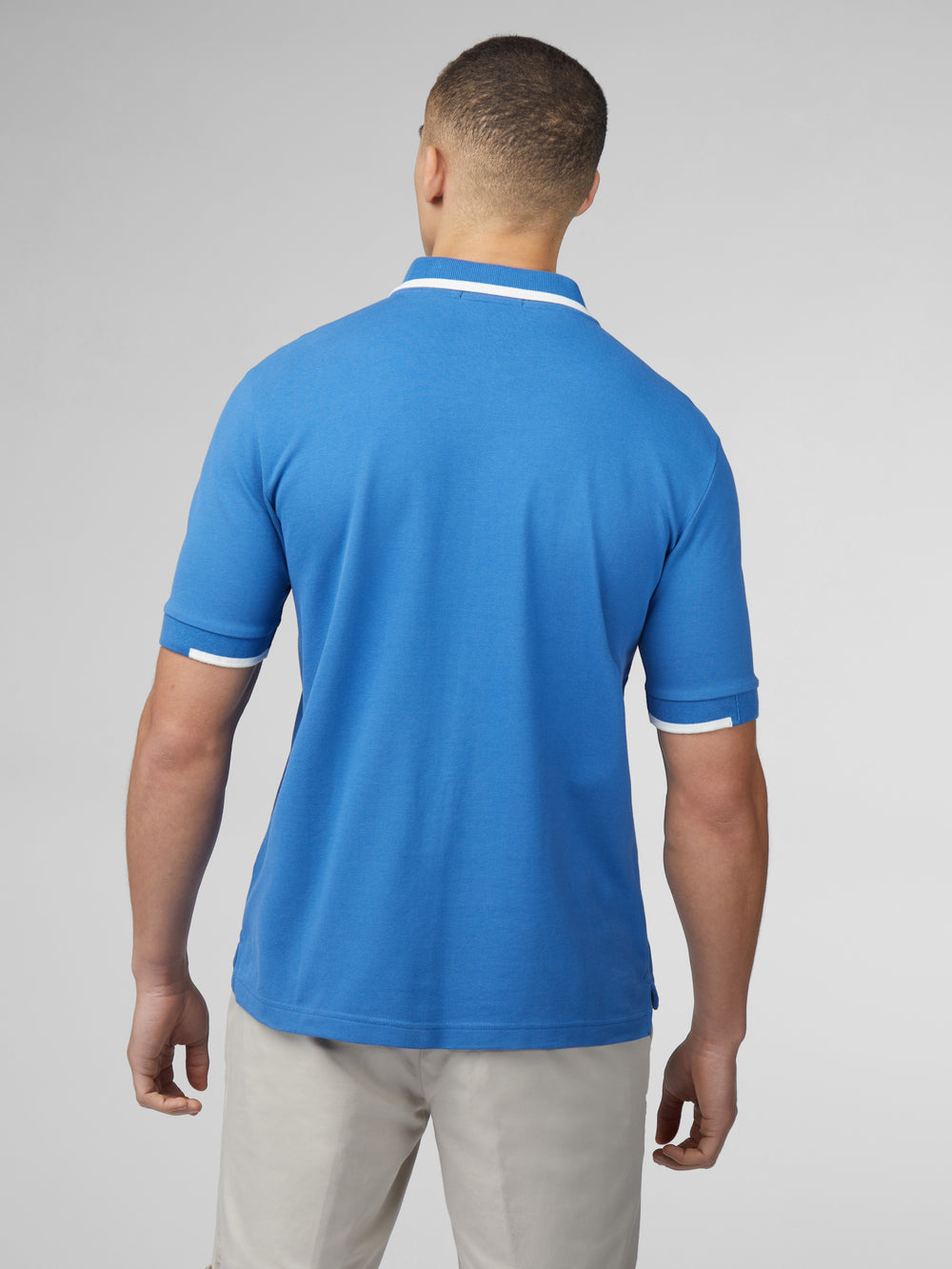 Ben Sherman B by Ben Sherman Sports Club Embroidered Polo T Skjorte Blå | KR2748961