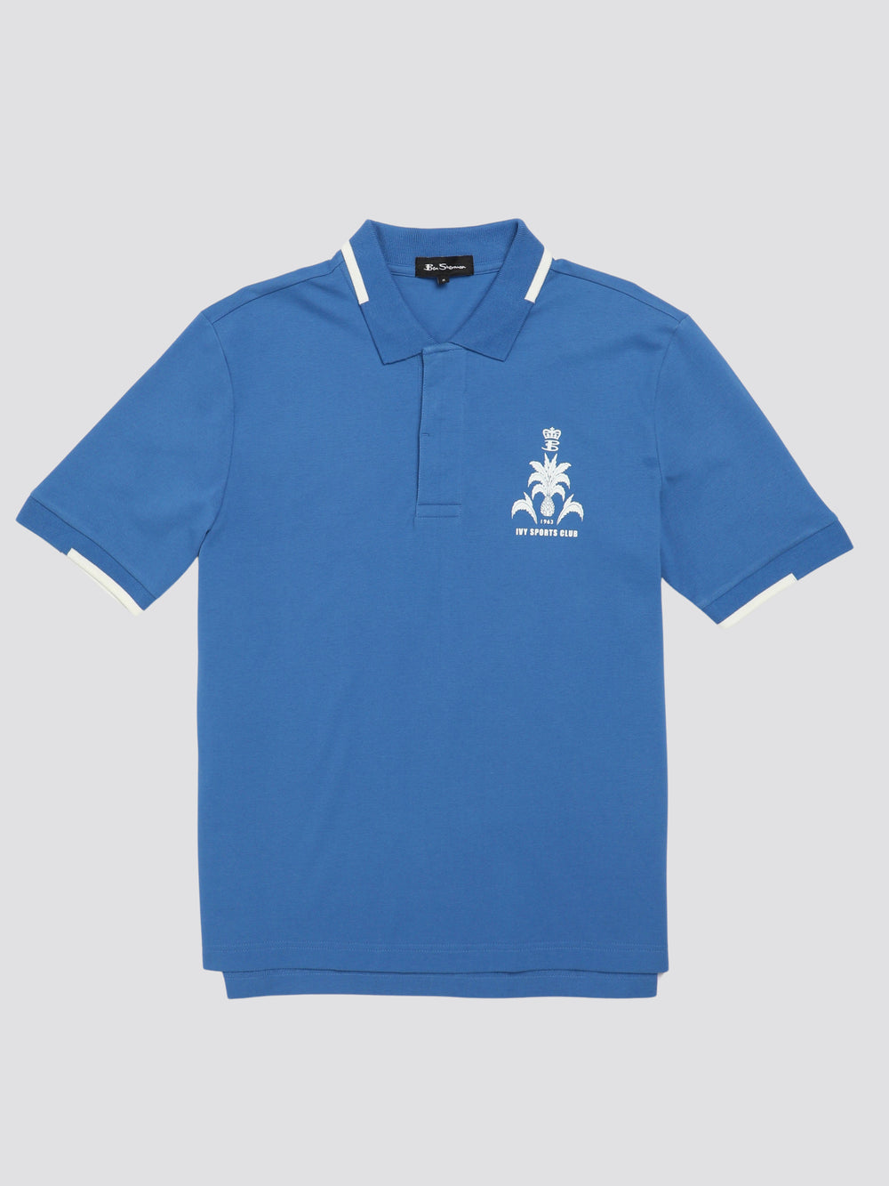 Ben Sherman B by Ben Sherman Sports Club Embroidered Polo T Skjorte Blå | KR2748961