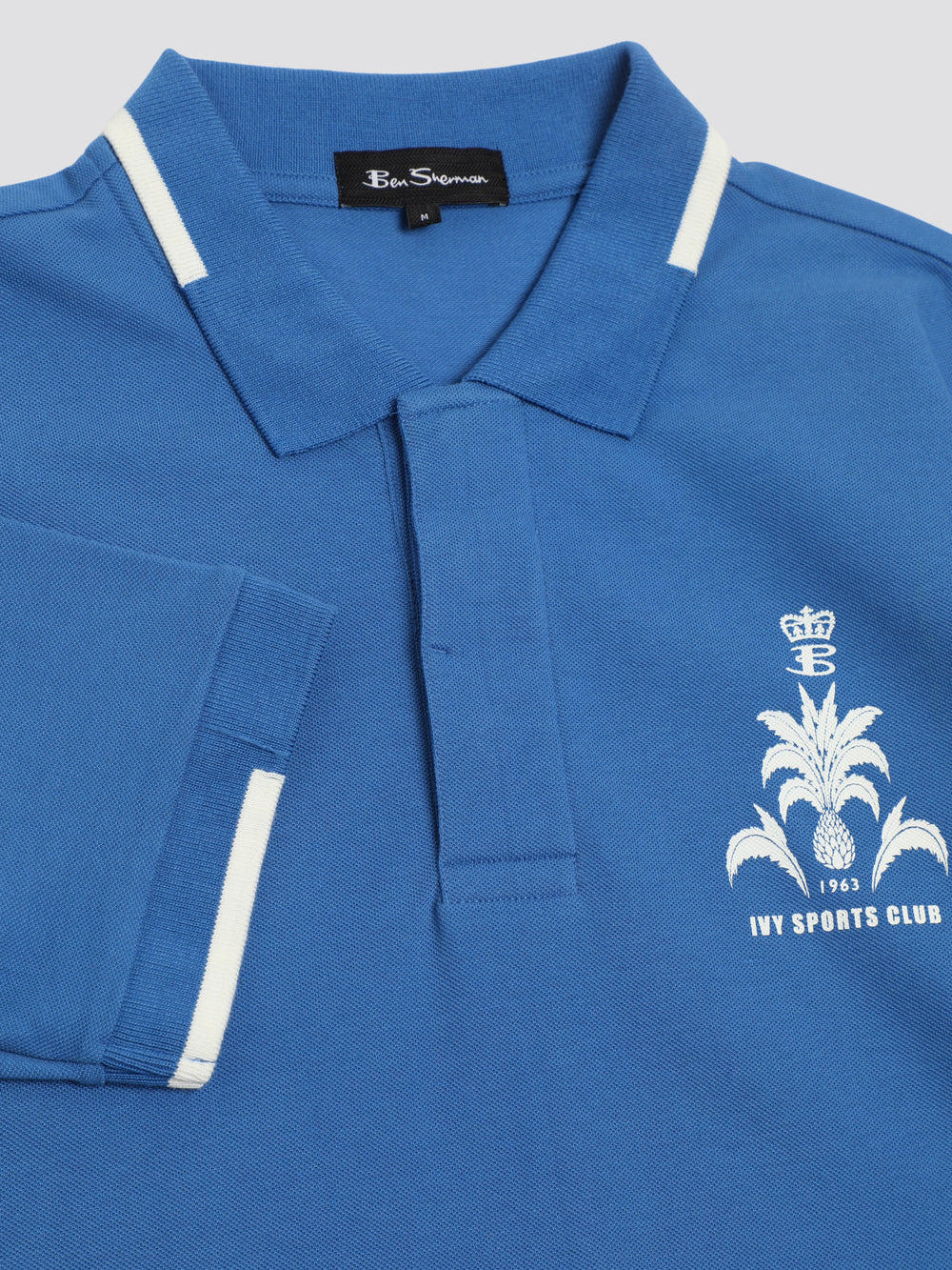 Ben Sherman B by Ben Sherman Sports Club Embroidered Polo T Skjorte Blå | KR2748961