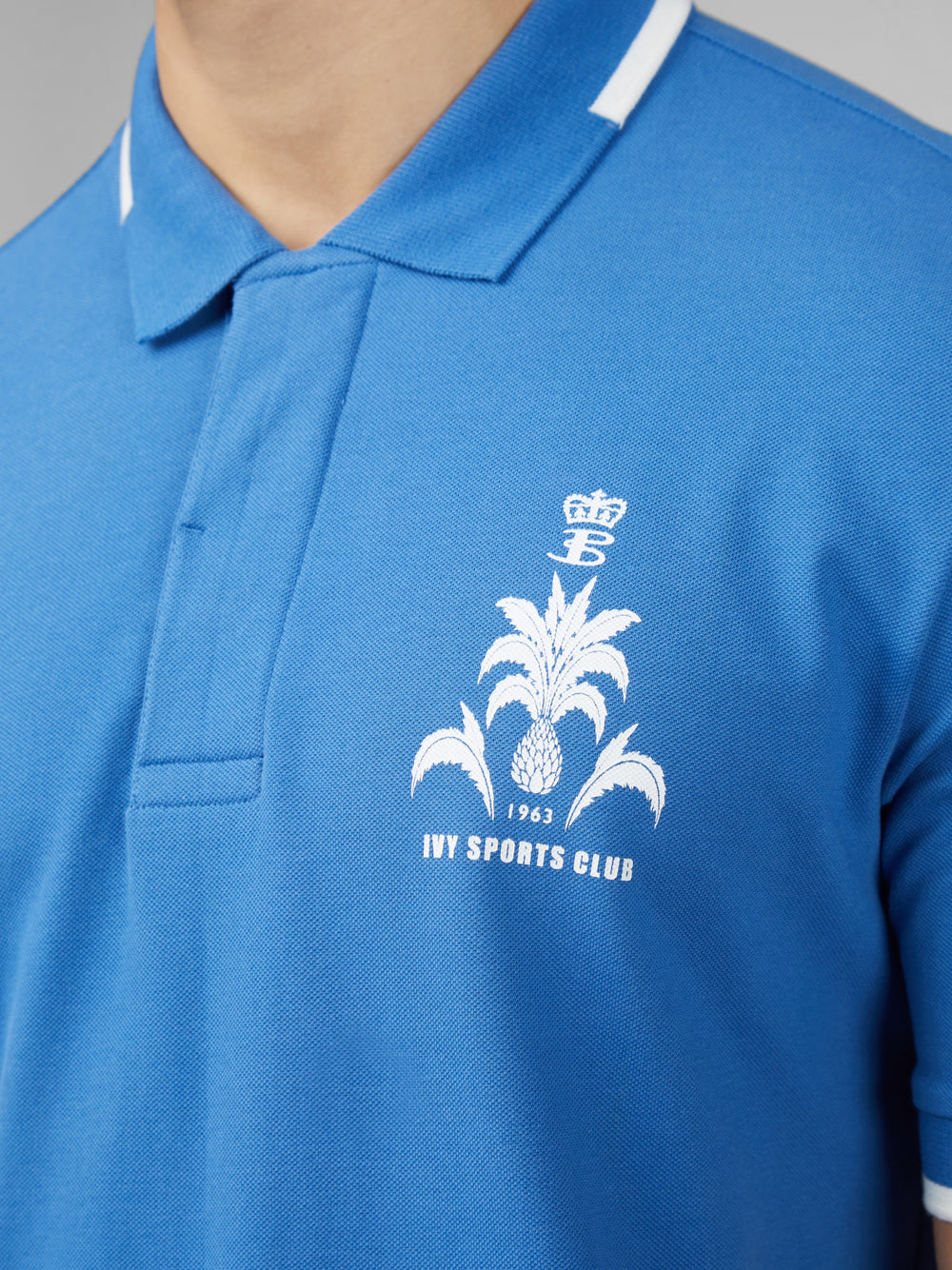 Ben Sherman B by Ben Sherman Sports Club Embroidered Polo T Skjorte Blå | KR2748961