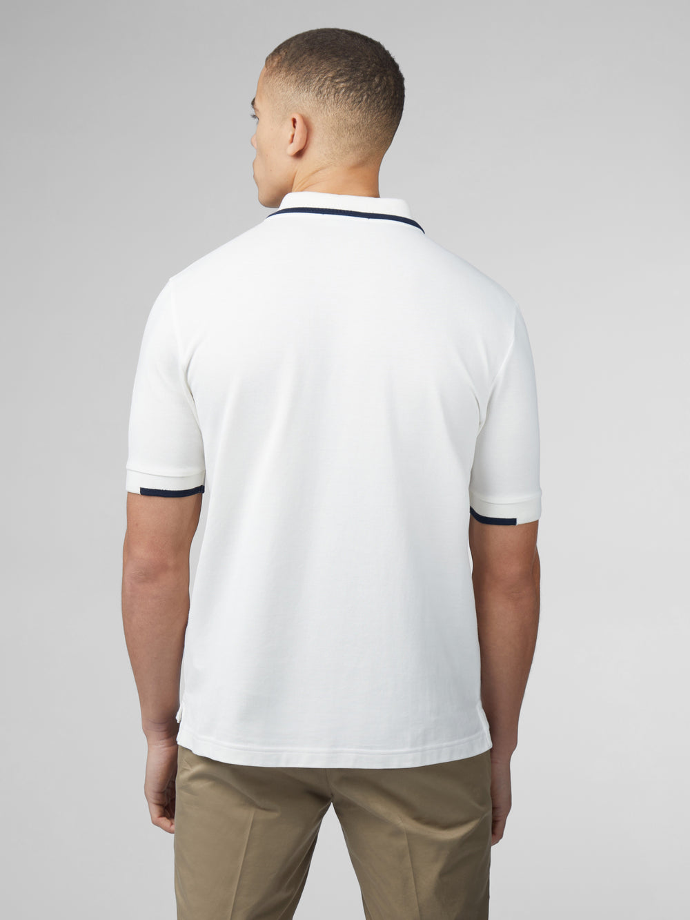 Ben Sherman B by Ben Sherman Sports Club Embroidered Polo T Skjorte Hvite | MY8659723