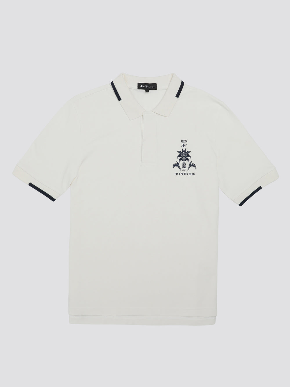 Ben Sherman B by Ben Sherman Sports Club Embroidered Polo T Skjorte Hvite | MY8659723