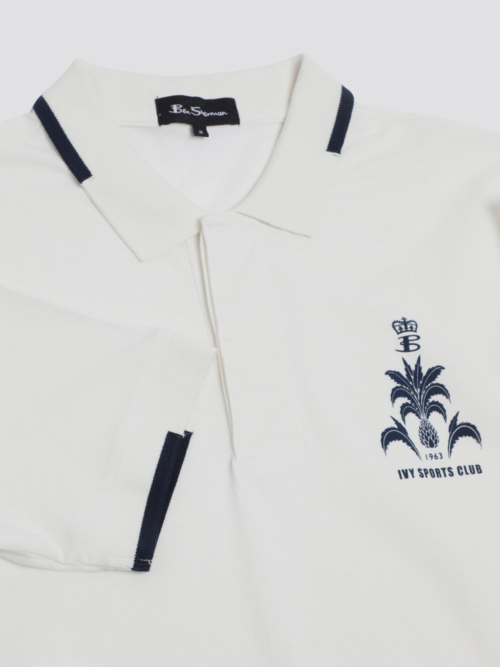 Ben Sherman B by Ben Sherman Sports Club Embroidered Polo T Skjorte Hvite | MY8659723