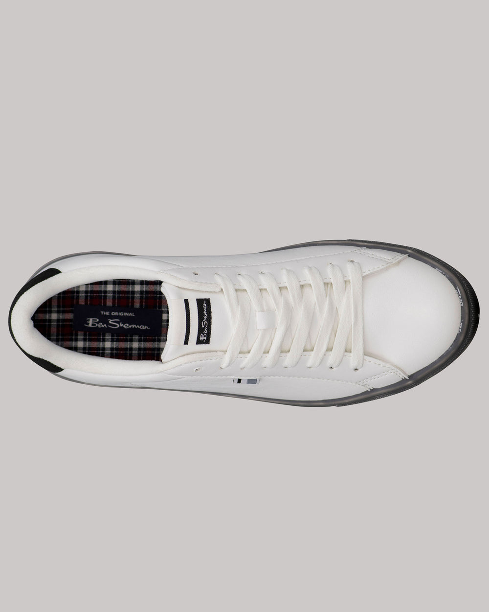 Ben Sherman Crowley Sneakers Hvite Svarte | RW0725849