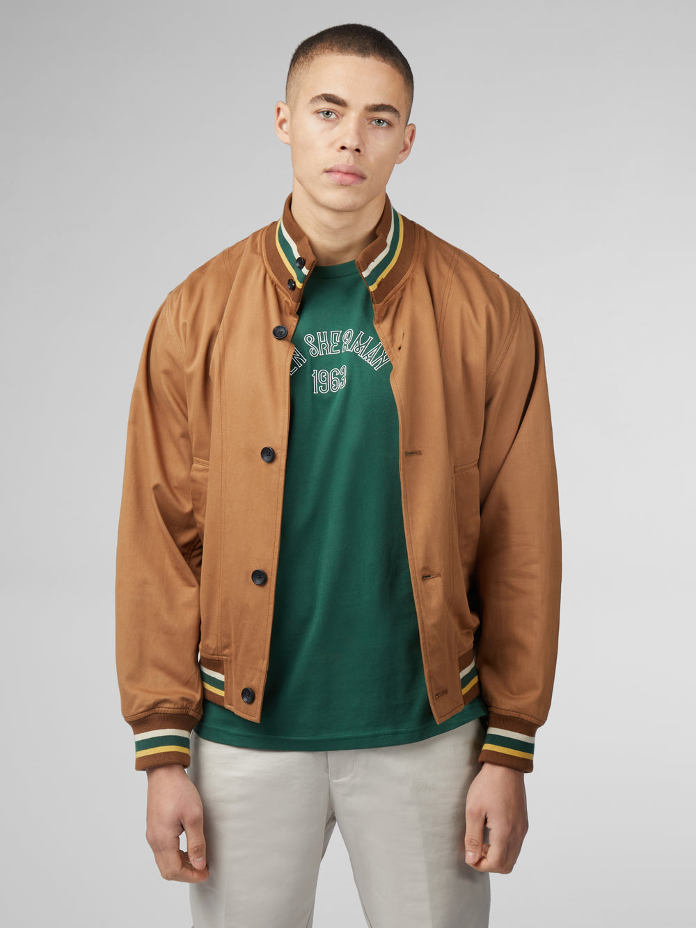 Ben Sherman Signature Heritage Bomber Jakker Lyse Brune | VO2058346