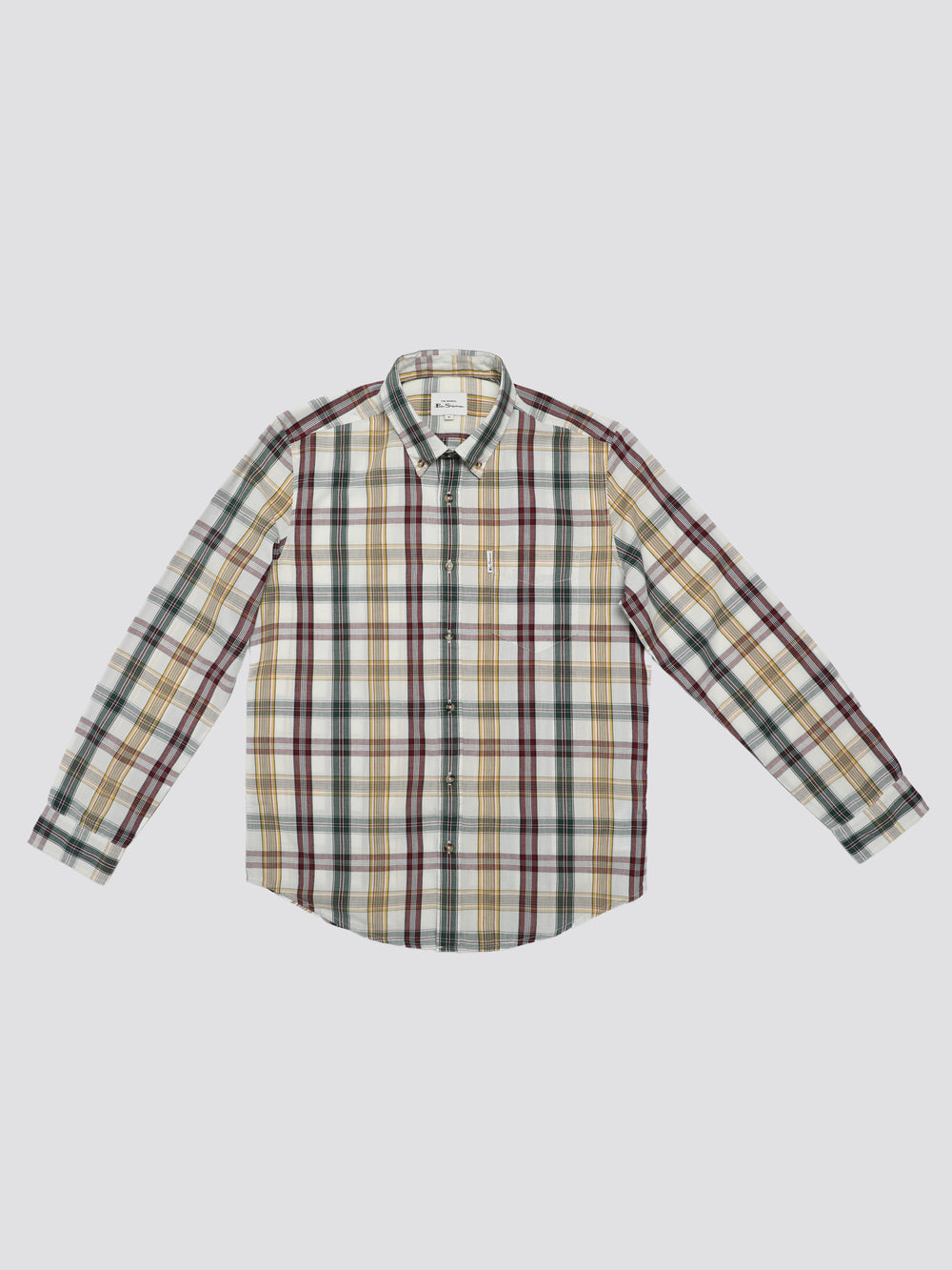 Ben Sherman Signature Heritage Check Skjorte Hvite | BT4120896