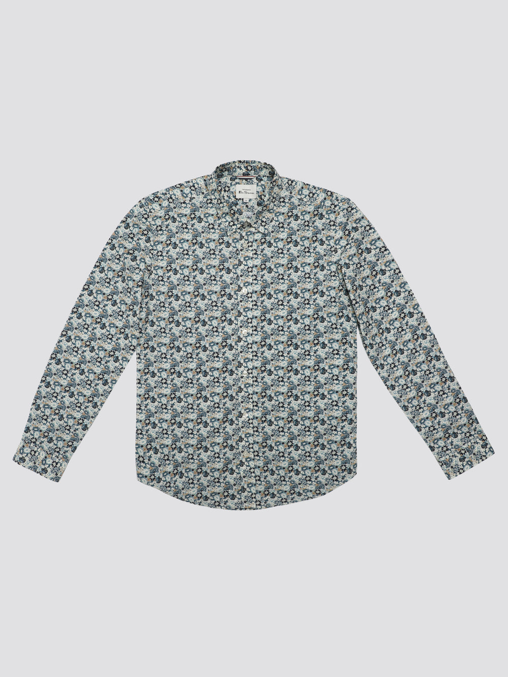 Ben Sherman Signature Multicolor Floral Skjorte Blå | XC4069172