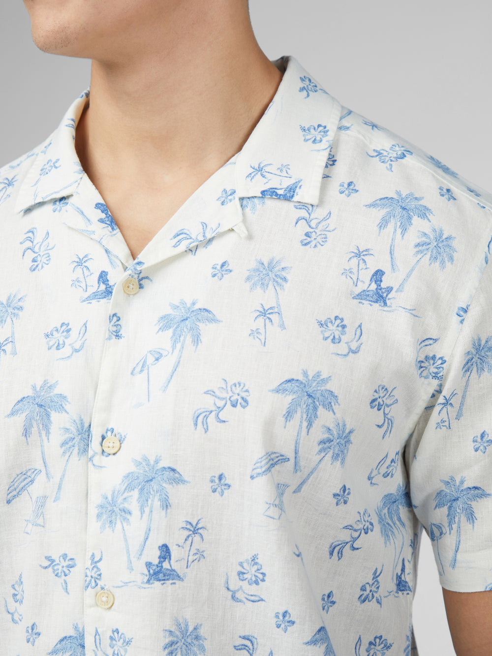 Ben Sherman Signature Resort Skjorte Hvite | PF5386742