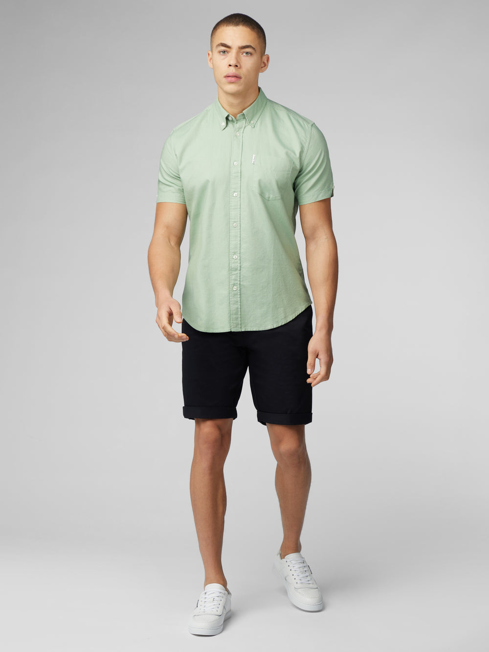 Ben Sherman Signature Short Sleeve Oxford Skjorte Grønn | WN6527183
