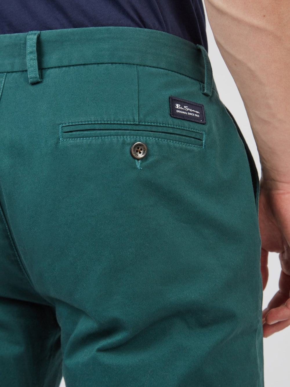 Ben Sherman Signature Slim Stretch Chino Bukse Grønn | UQ6837152