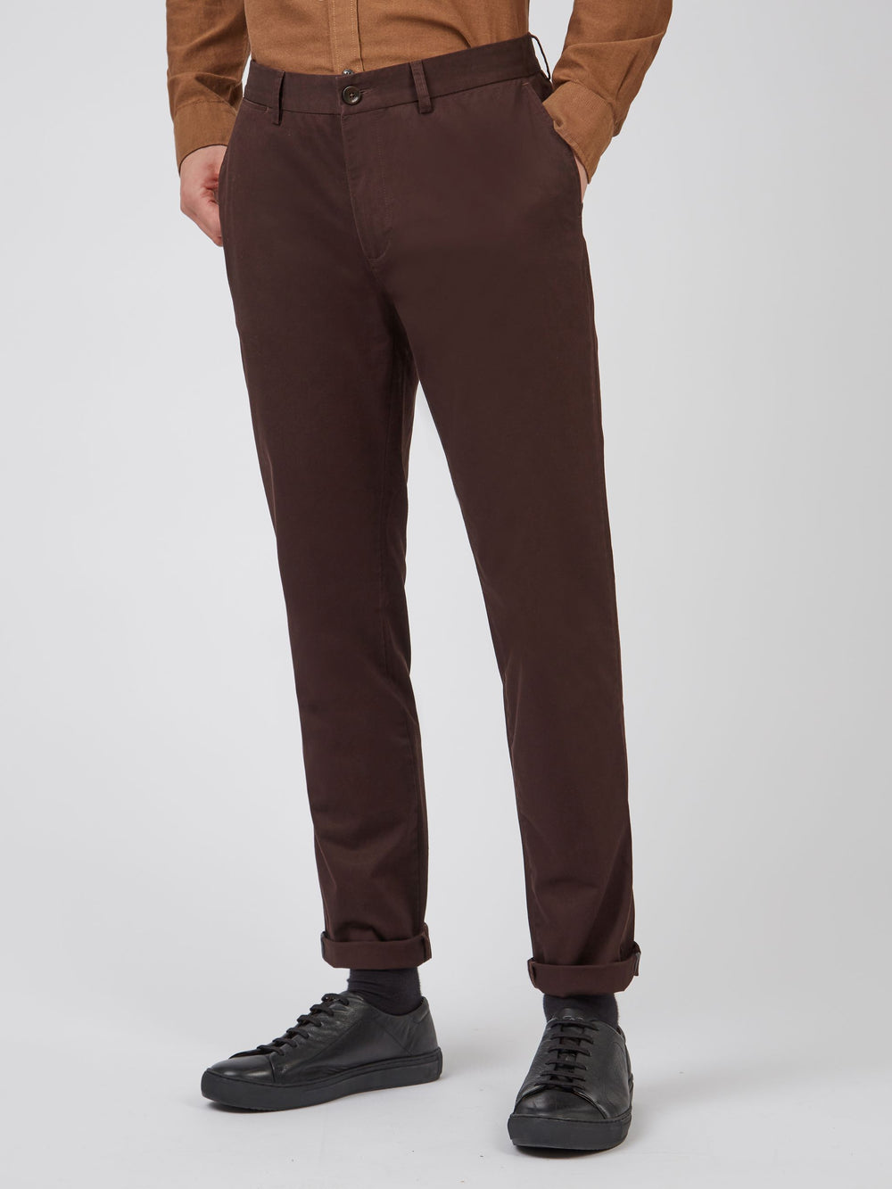 Ben Sherman Signature Slim Stretch Chino Bukse Rød | SR4856213