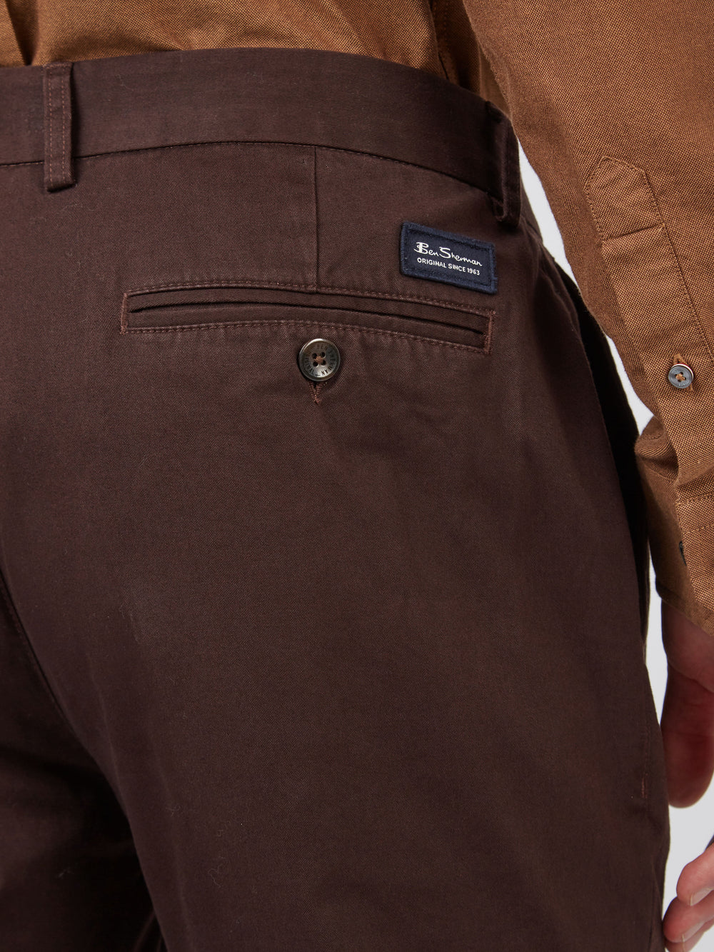 Ben Sherman Signature Slim Stretch Chino Bukse Rød | SR4856213