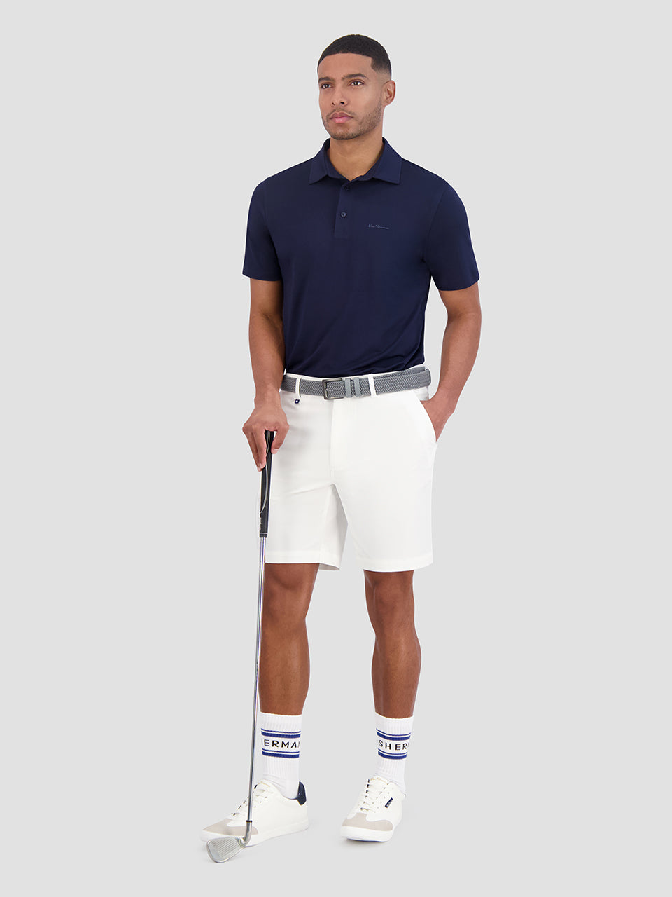 Ben Sherman Solid Air Pique Sports Fit Polo T Skjorte Marineblå | ZP3479821