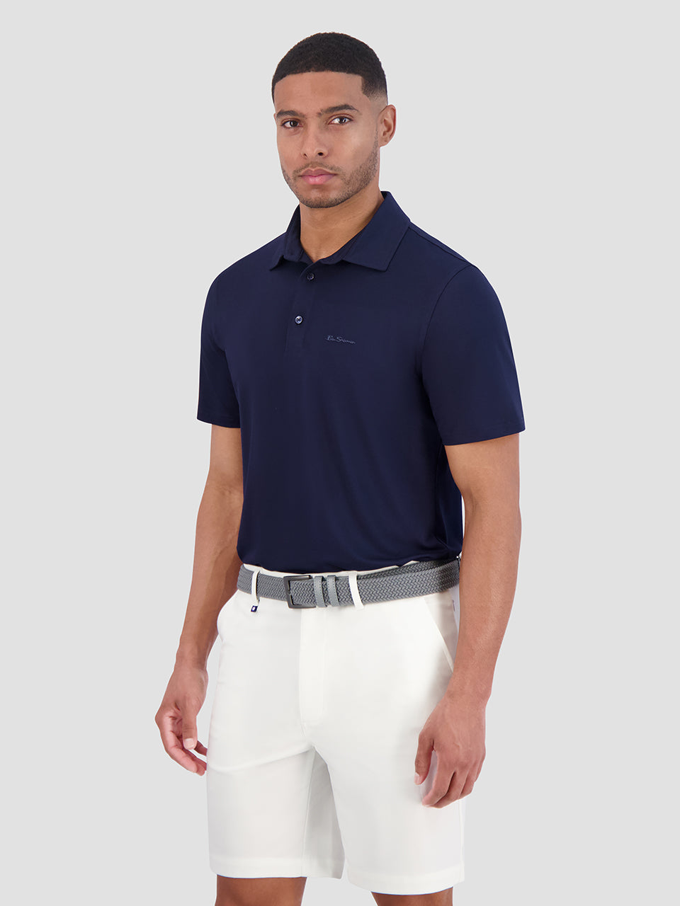 Ben Sherman Solid Air Pique Sports Fit Polo T Skjorte Marineblå | ZP3479821
