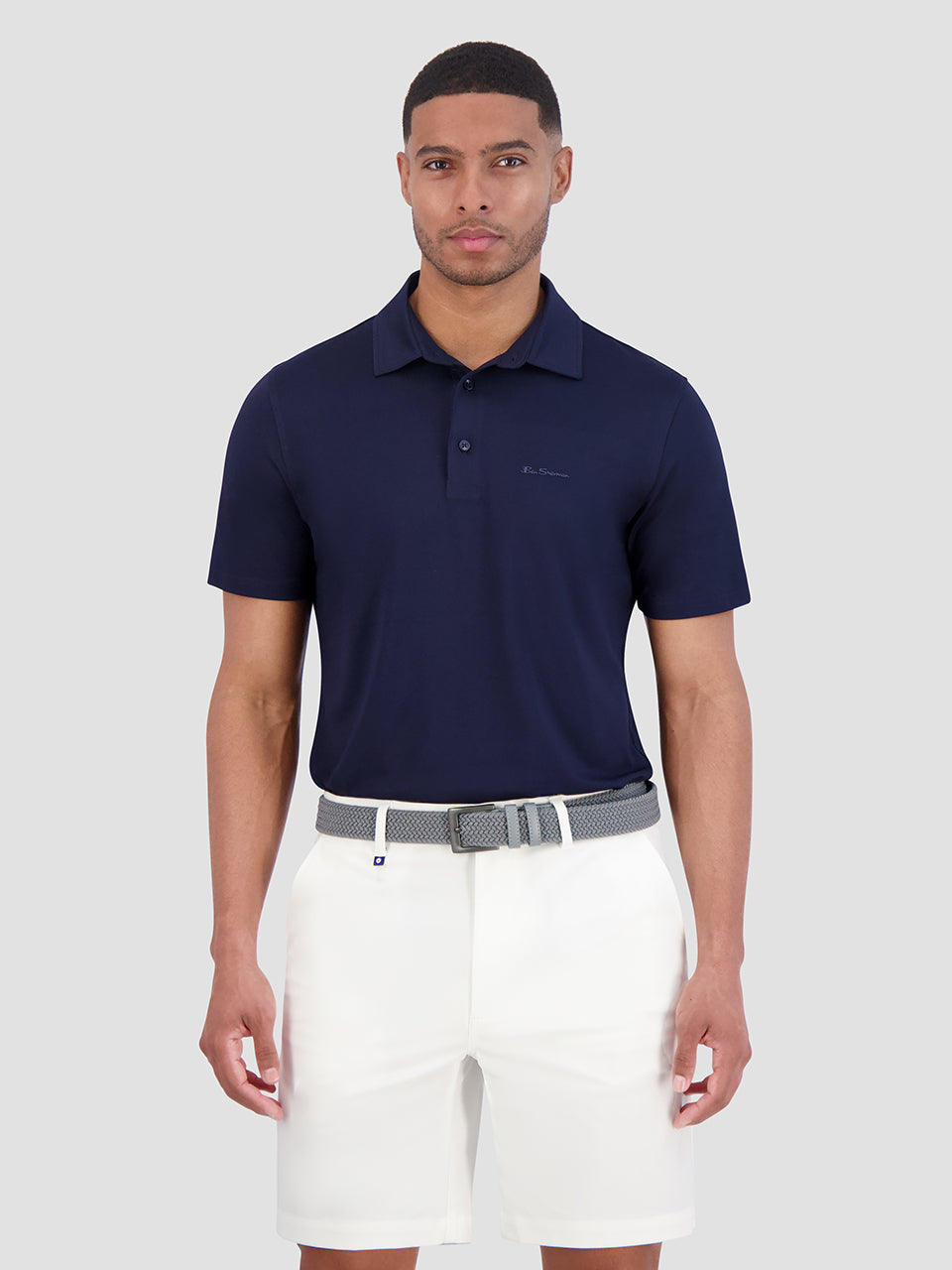 Ben Sherman Solid Air Pique Sports Fit Polo T Skjorte Marineblå | ZP3479821