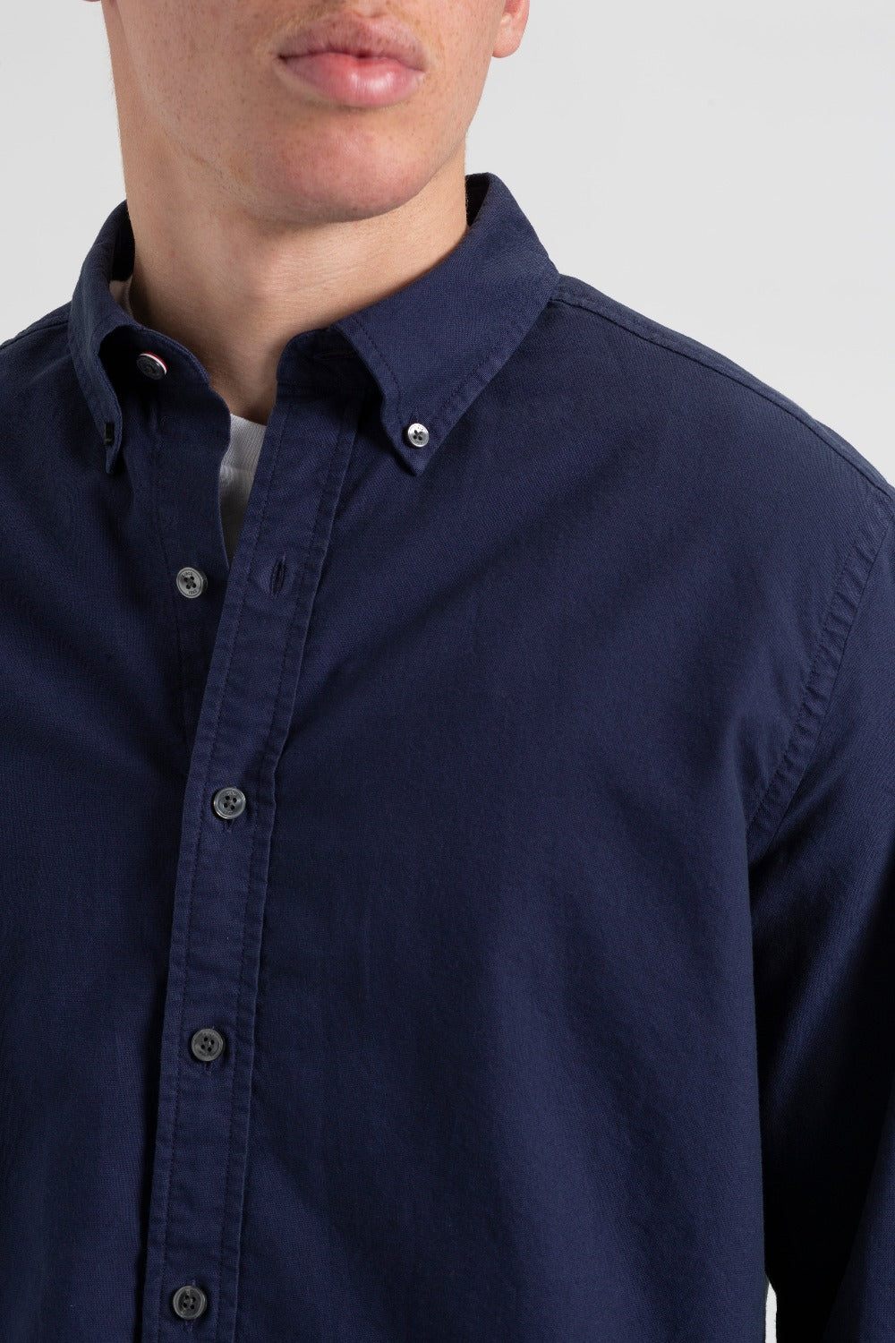 Ben Sherman St. Ives Resort Oxford Skjorte Indigo Marineblå | CB5486231