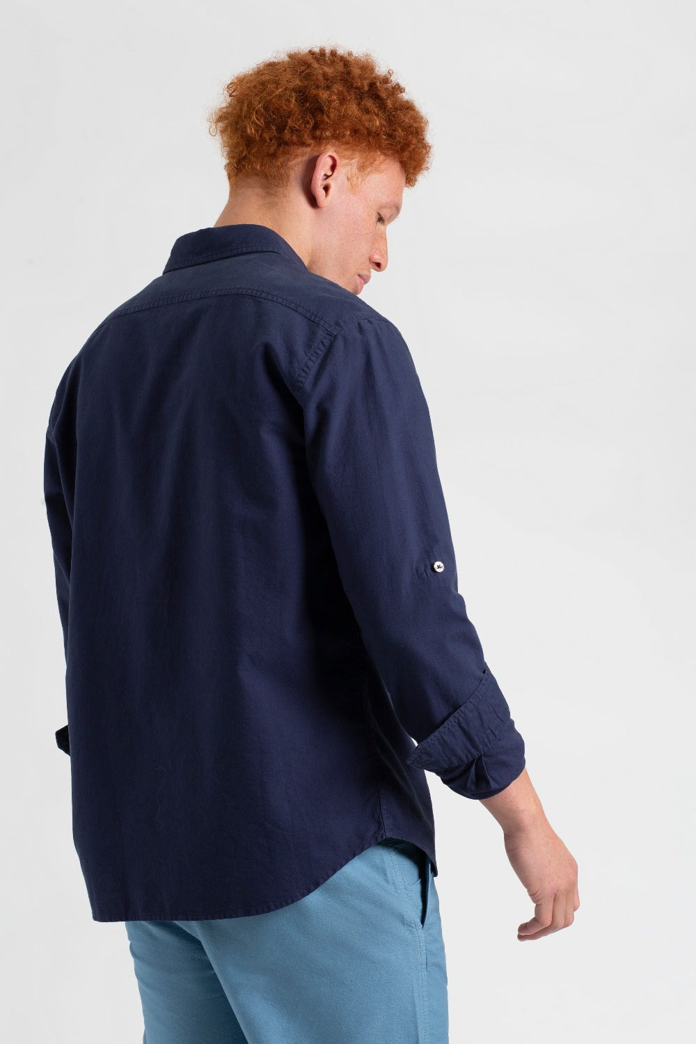 Ben Sherman St. Ives Resort Oxford Skjorte Indigo Marineblå | CB5486231