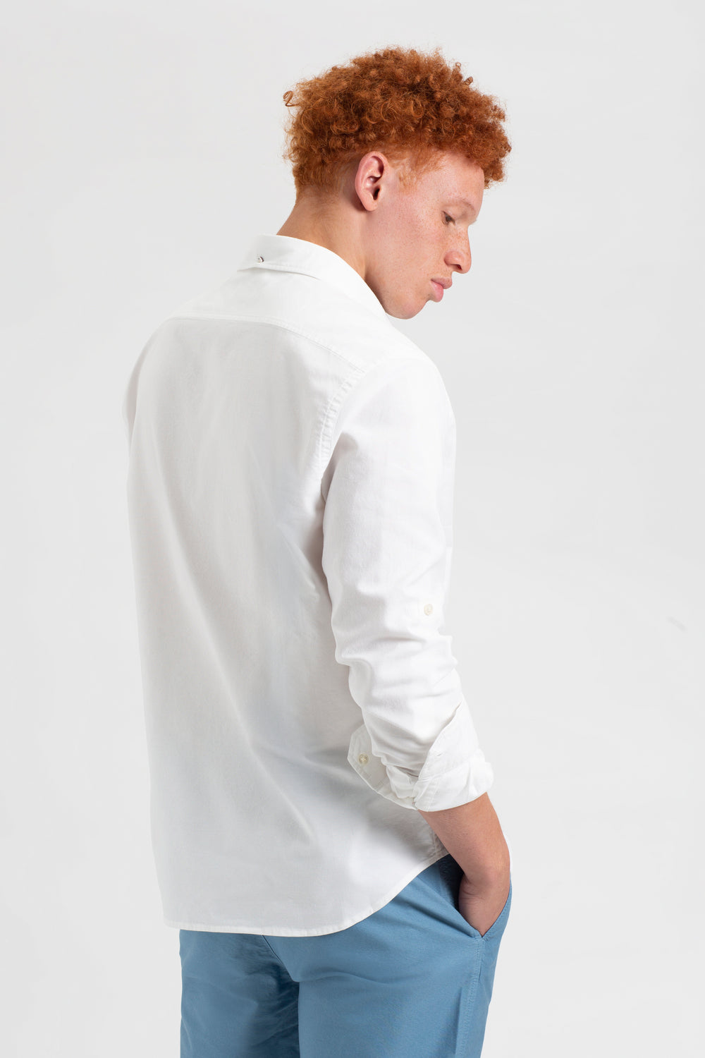 Ben Sherman St. Ives Resort Oxford Skjorte Hvite | AX1429875