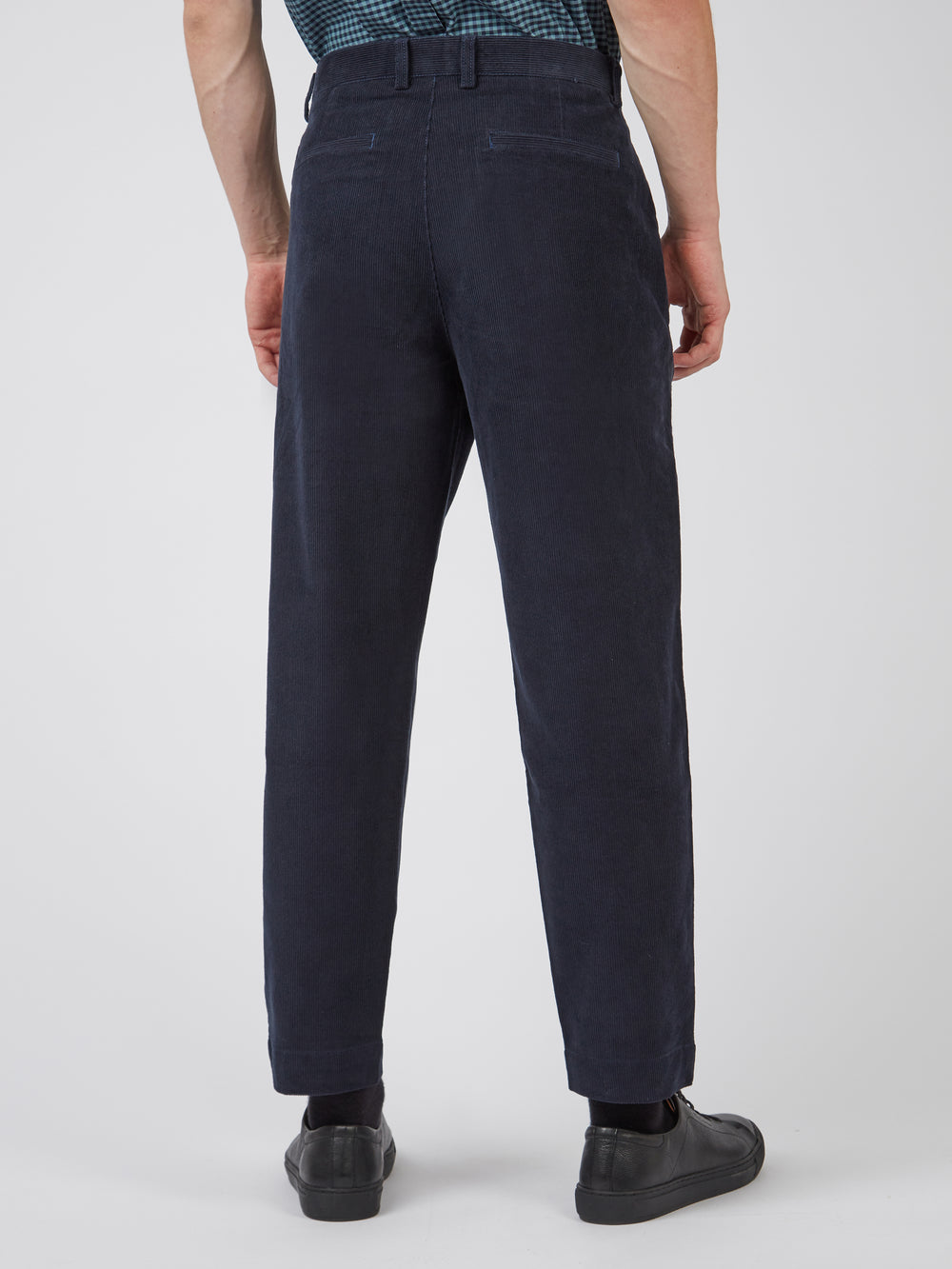 Ben Sherman Tapered Corduroy Bukse Svarte | DH8167359