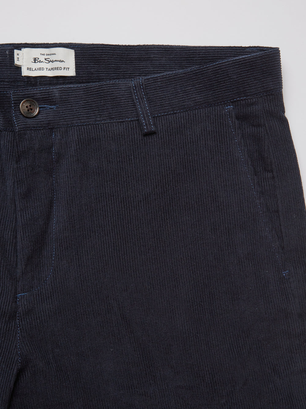 Ben Sherman Tapered Corduroy Bukse Svarte | DH8167359
